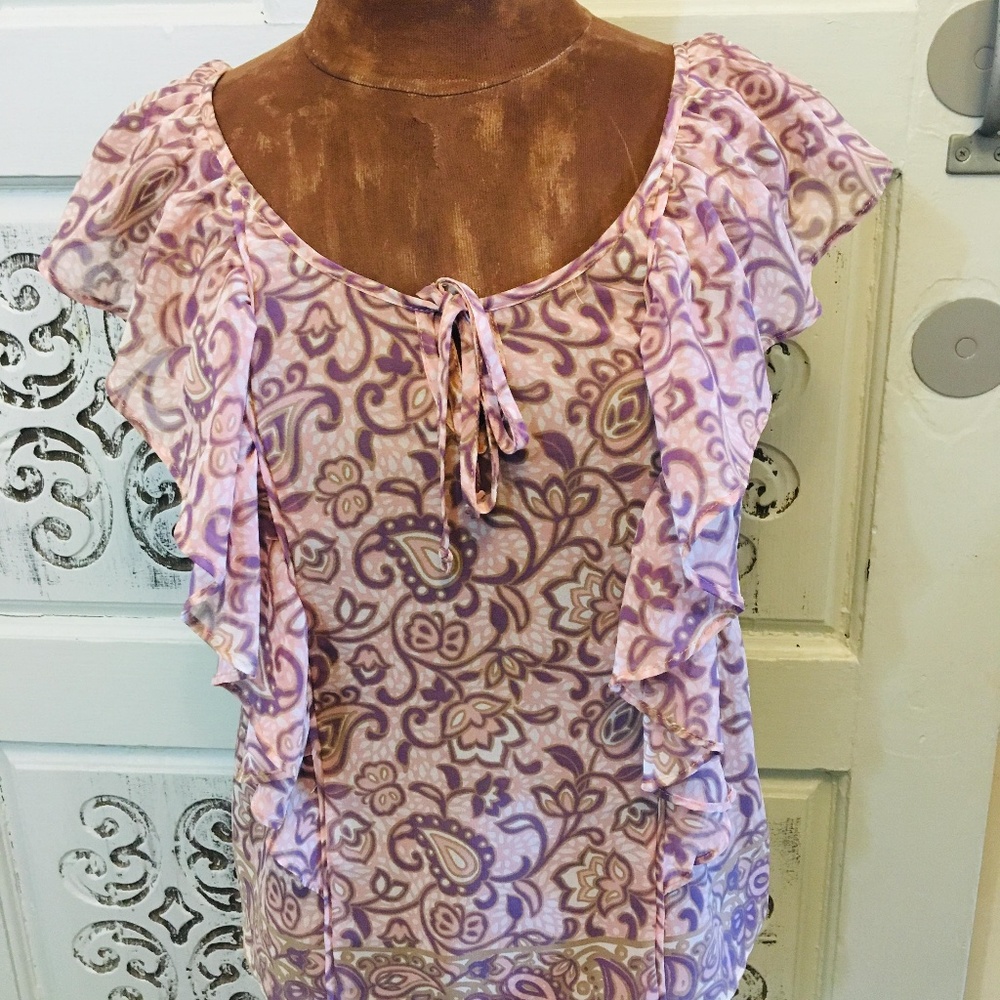 American Eagle Small boho top new w/o tags Purple